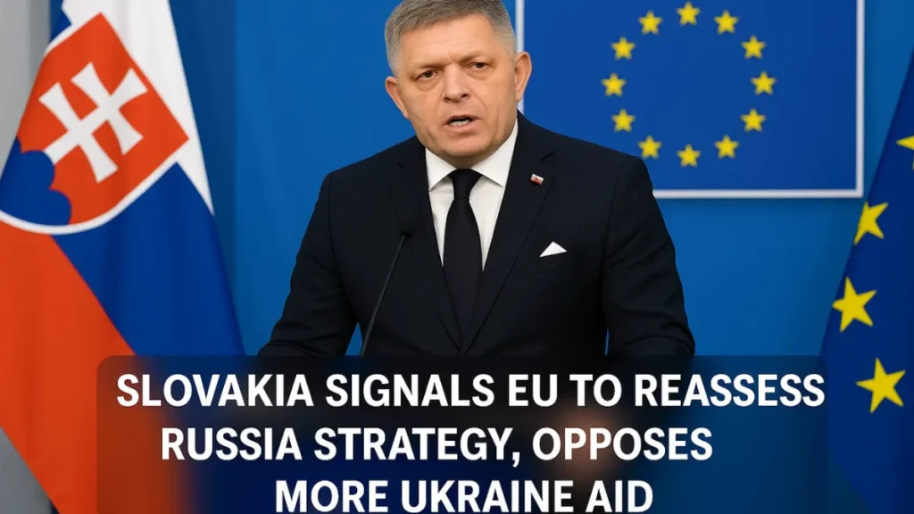 Slovakia Signals EU to Reassess Russia Strategy, Opposes More Ukraine Aid