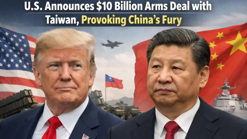 US Announces $10 Billion Arms Deal with Taiwan, Provoking China’s Fury