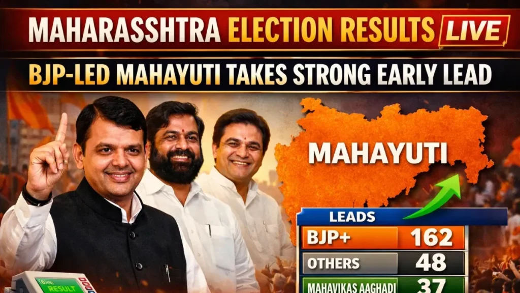 Maharashtra Election Results LIVE: BJP-Led Mahayuti Takes Strong Early Lead