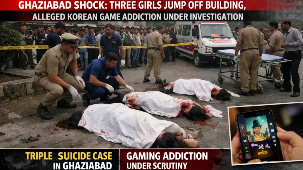 Ghaziabad Shock: Three Girls Jump Off Building, Alleged Korean Game Addiction Under Investigation